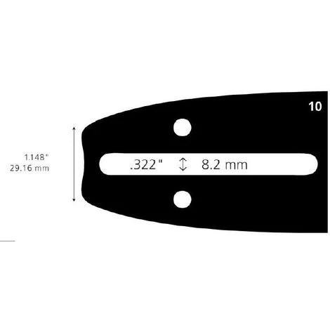 1410N152PT - Guide Chaine De Tronconneuse CARLTON 35cm 3/8 Picco 1.3mm 4 1410N152PT - Guide Chaine De Tronconneuse CARLTON 35cm 3/8 Picco 1.3mm – Image 2