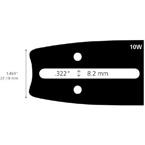 1810WK272SP - Guide Chaine De Tronconneuse CARLTON 45cm 325 1.5mm 4 1810WK272SP - Guide Chaine De Tronconneuse CARLTON 45cm 325 1.5mm – Image 2