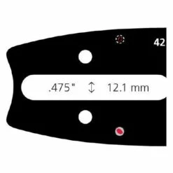 CARLTON 2042A372ST - GUIDE DE TRONCONNEUSE 50cm 3/8 1,6mm -TronçOnneuse Et Accessoire Sales 10813033 2