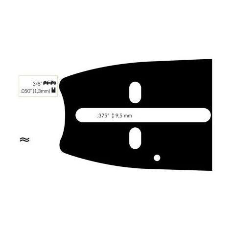 ADAPTABLE Guide Chaine Tronçonneuse Tanaka 45cm 3/8 .050 (1,3mm). 3 ADAPTABLE Guide Chaine Tronçonneuse Tanaka 45cm 3/8 .050 (1,3mm).