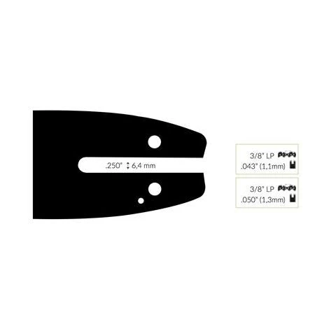 ADAPTABLE Guide Chaine Tronçonneuse Partner Italy 30cm 3/8 Lp .050 (1,3mm). 3 ADAPTABLE Guide Chaine Tronçonneuse Partner Italy 30cm 3/8 Lp .050 (1,3mm).