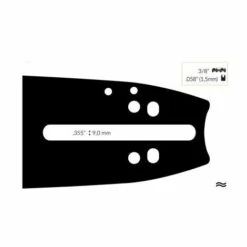 ADAPTABLE Guide Chaine Tronçonneuse Makita 43cm 3/8 .058 (1,5mm).