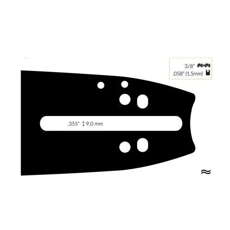 ADAPTABLE Guide Chaine Tronçonneuse Dolmar 50cm 3/8 .058 (1,5mm). 3 ADAPTABLE Guide Chaine Tronçonneuse Dolmar 50cm 3/8 .058 (1,5mm).