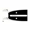 ADAPTABLE Guide Chaine Tronçonneuse Aeg 35cm 3/8 Lp .050 (1,3mm) -TronçOnneuse Et Accessoire Sales 11137385 1