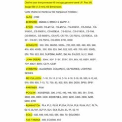 JARDIAFFAIRES Chaîne Pro 40cm Pour Tronçonneuse 3/8-050-1,3mm-60 Entraineurs = 72-60E 6 JARDIAFFAIRES Chaîne Pro 40cm Pour Tronçonneuse 3/8-050-1,3mm-60 Entraineurs = 72-60E -TronçOnneuse Et Accessoire Sales 1199217 2