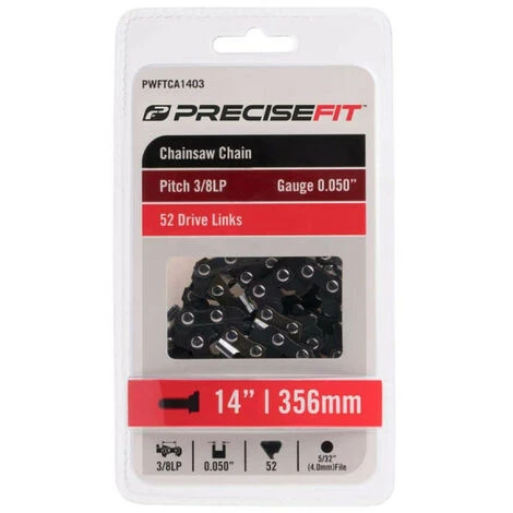 Chaîne De Tronçonneuse Universelle PRECISEFIT 35 Cm - 1,3mm - 52 Maillons PWFTCA1403 3 Chaîne De Tronçonneuse Universelle PRECISEFIT 35 Cm - 1,3mm - 52 Maillons PWFTCA1403