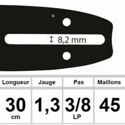 UNIVERSEL Guide OZAKI 30 Cm 3/8LP 1,3 Mm