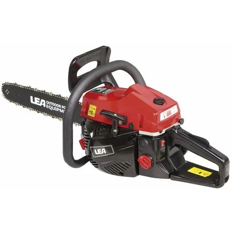 Tronçonneuse Thermique 50,8 Cm3 Guide 45 Cm Anti Vibration LEA LE32508-45A - Rouge 4 Tronçonneuse Thermique 50,8 Cm3 Guide 45 Cm Anti Vibration LEA LE32508-45A - Rouge – Image 2