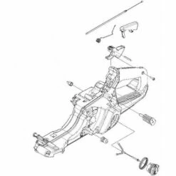 HUSQVARNA GROUP Poignée Réservoir Complète Tronçonneuse Husqvarna
