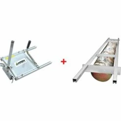 JARDIAFFAIRES Mini-scierie Mobile Avec échelle Pour Tronçonneuse Avec Guide De 35 à 50cm