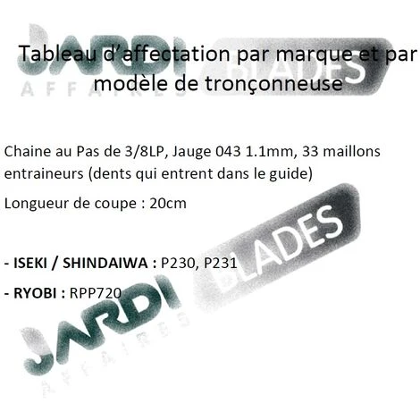 JARDIAFFAIRES Chaine Professionnelle Demi-ronde Oregon 90PX033E 3/8LP 1,1mm 33E 4 JARDIAFFAIRES Chaine Professionnelle Demi-ronde Oregon 90PX033E 3/8LP 1,1mm 33E – Image 2