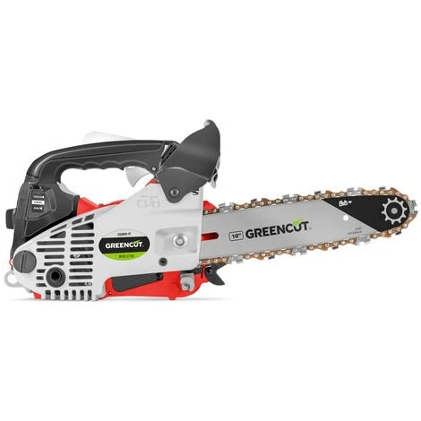 Tronçonneuse à Essence 28cc 1,7hp, Moteur 2 Temps, Guide De 10", Pour L'élagage, Coupe 25,4cm, Guidon Et Harnais Ergonomiques - Greencut GS280X-10 4 Tronçonneuse à Essence 28cc 1,7hp, Moteur 2 Temps, Guide De 10", Pour L'élagage, Coupe 25,4cm, Guidon Et Harnais Ergonomiques - Greencut GS280X-10 – Image 2