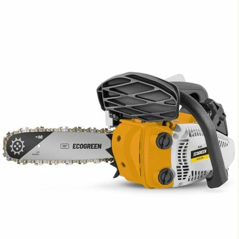 Tronconneuse MT250 Moteur à Essence 2 Temps 25cc 1,4cv. Épée De 10 Pouces. Nombre De Dents 40. Guidon Ergonomique. Harnais D'épaule - Ecogreen 3 Tronconneuse MT250 Moteur à Essence 2 Temps 25cc 1,4cv. Épée De 10 Pouces. Nombre De Dents 40. Guidon Ergonomique. Harnais D'épaule - Ecogreen
