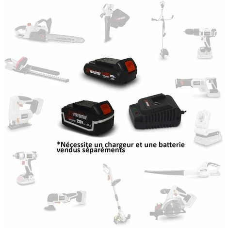 Tronçonneuse 40V à Batterie (2x20V) X-Performer XPTRO40LI-2B - Long. De Coupe : 305 Mm - Sans Batterie Ni Chargeur 6 Tronçonneuse 40V à Batterie (2x20V) X-Performer XPTRO40LI-2B - Long. De Coupe : 305 Mm - Sans Batterie Ni Chargeur – Image 4