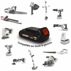 Tronçonneuse 40V (2x20V) X-Performer XPTRO40LI-2B - Double Sécurité - Graissage Auto + 2 Batteries 2 Ah - Chargeur -TronçOnneuse Et Accessoire Sales 19306322 4