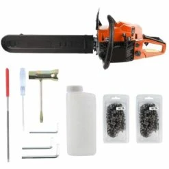 OOBEST Tronçonneuse Thermique 52 Cm3, 3 CV, Guide 45 Cm, 2 Chaînes 8 OOBEST Tronçonneuse Thermique 52 Cm3, 3 CV, Guide 45 Cm, 2 Chaînes -TronçOnneuse Et Accessoire Sales 20415042 2