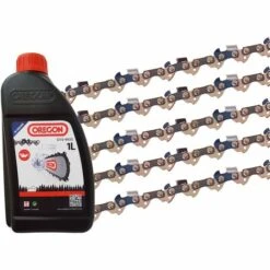 5 X Gardexxchaîne De Scie Pour Dolmarps-34, 30cm - 3/8" - 1,1mm - 46 Tg + 1l De Chaîne Pour Ps-34...