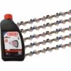 5 X Chaîne De Scie Gardexxpour Florabest Bks 542e + 1l D'huile De Chaîne -TronçOnneuse Et Accessoire Sales 23769195 1