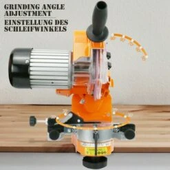 ECOMSOF Affûteuse De Chaîne De Tronçonneuse Outil D'Affûtage Électrique 2300 W 2 Meules Affûteur 3000 Tr/min Meules : 3,2 Mm Et 4,7 Mm -TronçOnneuse Et Accessoire Sales 25124730 5