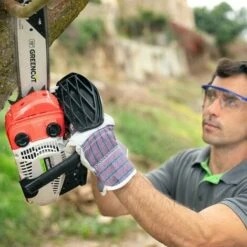 Tronçonneuse Moteur à Essence 2 Temps 25,4cc 1,4cv, épée De 12 Pouces, Nombre De Dents 44, Guidon Ergonomique, Harnais D'épaule - Greencut GS250X-12 -TronçOnneuse Et Accessoire Sales 2746605 4