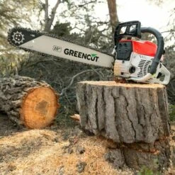 Tronçonneuse 62cc 3,8cv Moteur à Essence 2 Temps, épée De 20 Pouces, 76 Dents, Guidon Ergonomique - Greencut GS620X -TronçOnneuse Et Accessoire Sales 2746607 3
