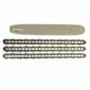 ADAPTABLE Guide Chaine 25cm Pour Elagueuse + 3 Chaînes 40 Entraineurs 3/8 LP .050 (1,3mm) -TronçOnneuse Et Accessoire Sales 27793504 1