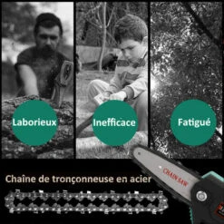 ASUPERMALL 4 Pouces En Acier Mini Scie A Chaine Electrique A Chaine Electrique Scie Remplacement D'Accessoires 9 ASUPERMALL 4 Pouces En Acier Mini Scie A Chaine Electrique A Chaine Electrique Scie Remplacement D'Accessoires -TronçOnneuse Et Accessoire Sales 27969415 3