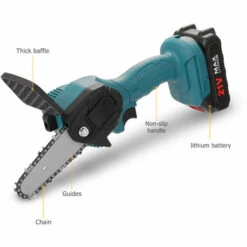ASUPERMALL Electrique Rechargeable Elaguer Electrique Scies A Bois Petite Une Seule Main Scie Electrique Jardin Connexion Mini Brosse Electrique Scie A Chaine, Type 1 -TronçOnneuse Et Accessoire Sales 27969479 5