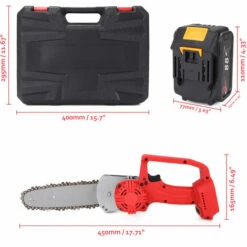 ASUPERMALL 21V Batterie Au Lithium Sans Fil Scie A Chaine Rechargeable Integree Scies A Bois Scie Electrique Portative Logging Exterieur Electrique Brushless Maison Scie A Chaine -TronçOnneuse Et Accessoire Sales 28062899 3