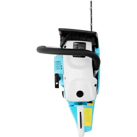 HILLVERT Tronconneuse Thermique + Guide-Chaîne + Housse Légère Et Puissante 45 Cm 2300 W - Argent, Noir 6 HILLVERT Tronconneuse Thermique + Guide-Chaîne + Housse Légère Et Puissante 45 Cm 2300 W - Argent, Noir – Image 4