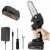 BRIDAY Tronçonneuse Électrique Sans Fil, Mini Scie À Chaîne 10cm, Petite Scie Électrique Portative Domestique, Tronçonneuse À Piles Rechargeables Pour La Coupe De Bois De Branche D'arbre,Scie à Chaîne Super Pratique 2 BRIDAY Tronçonneuse Électrique Sans Fil, Mini Scie À Chaîne 10cm, Petite Scie Électrique Portative Domestique, Tronçonneuse À Piles Rechargeables Pour La Coupe De Bois De Branche D'arbre,Scie à Chaîne Super Pratique -TronçOnneuse Et Accessoire Sales 28412813 1