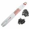 JARDIAFFAIRES Combo Oregon Guide 40cm 160SDEA074 + 2 Chaines 91P055E -TronçOnneuse Et Accessoire Sales 2952522 1
