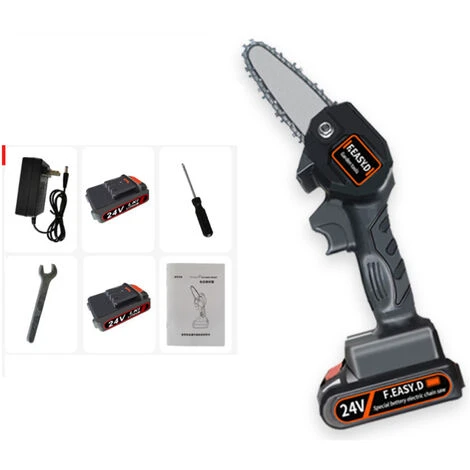 HAPPYSHOPPING Tronçonneuse Portable Sans Fil Avec Chargeur Et 2 Batteries Vert EU 5 HAPPYSHOPPING Tronçonneuse Portable Sans Fil Avec Chargeur Et 2 Batteries Vert EU – Image 3