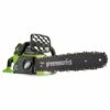 Greenworks Tools 20077UC Tronçonneuse Sans Fil Lithium-ion Avec 2 Batteries 2 Ah/chargeur 40 Cm 40 V -TronçOnneuse Et Accessoire Sales 29756302 1