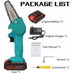 AUGIENB Scie à Chaine Tron?onneuse à Batterie élagueuse Sans Fil VIOLEWORKS 4" 18V Scie à Chaine Scie à B?che électrique 1 Batterie Bleu 7 AUGIENB Scie à Chaine Tron?onneuse à Batterie élagueuse Sans Fil VIOLEWORKS 4" 18V Scie à Chaine Scie à B?che électrique 1 Batterie Bleu -TronçOnneuse Et Accessoire Sales 30340101 3