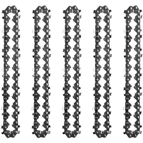 ASUPERMALL 133Mm Mini Portable 65# Mn Tronconneuse Chaine 28E-Chaine Lien 14T Scie Electrique Accessoire De Remplacement Pour La Coupe Du Bois, 5Pcs 3 ASUPERMALL 133Mm Mini Portable 65# Mn Tronconneuse Chaine 28E-Chaine Lien 14T Scie Electrique Accessoire De Remplacement Pour La Coupe Du Bois, 5Pcs