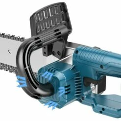 COOFIX 8 Pouce Tronçonneuse électrique Sans Fil Scie à Chaîne à Une Main Rechargeable Pour La Maison Ou Le Jardin -TronçOnneuse Et Accessoire Sales 31061599 4