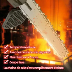 Kkmoon 6 Pouces 48Vf Scies D'élagage électriques à Vitesse Infiniment Variable, Rechargeables, Tronçonneuse à Brosse Pour Fendre Le Bois, Outil De Travail Du Bois -TronçOnneuse Et Accessoire Sales 31443170 5