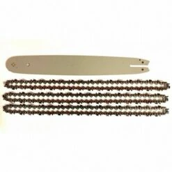 NEMURA Guide Tronçonneuse Stihl 40cm + 3 Chaînes 62 Entraineurs .325 .063 (1,6mm).