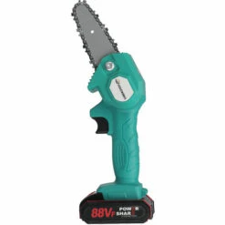 MOHOO [5 Modèles En Option] Scie à Chaine Sans Fil 4 Pouce 1080W 18V Scie à Main Simple Avec 2 Batterie Bleu -TronçOnneuse Et Accessoire Sales 31571988 5