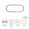 PAPILLON Catena Motosega 3/8" / 0.050" 1.3 Mm. / 40 Maglie / 91 P 1 PAPILLON Catena Motosega 3/8" / 0.050" 1.3 Mm. / 40 Maglie / 91 P -TronçOnneuse Et Accessoire Sales 31642395 1