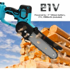 HAPPYSHOPPING 21V Mini Scie A Chaine Electrique Sans Fil Scie A Main Domestique Pour L'exploitation Forestiere Et La Coupe D'arbres Scie Electrique Au Lithium Portable Deux Electricite Un Chargeur Norme Europeenne 220V 9 HAPPYSHOPPING 21V Mini Scie A Chaine Electrique Sans Fil Scie A Main Domestique Pour L'exploitation Forestiere Et La Coupe D'arbres Scie Electrique Au Lithium Portable Deux Electricite Un Chargeur Norme Europeenne 220V -TronçOnneuse Et Accessoire Sales 31937096 3