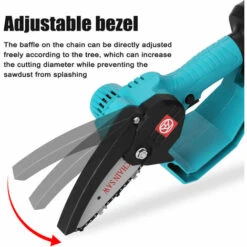 HAPPYSHOPPING Scie Sabre 24V, Scie Electrique Au Lithium, Moteur Brosse, Petite Scie Electrique Rechargeable, Mini Scie A Chaine Electrique, Une Charge, Une Charge, Norme Europeenne 220V, Bleu - Bleu -TronçOnneuse Et Accessoire Sales 31937613 5