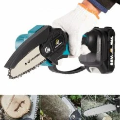 INSMA Tronconneuse élagueuse VIOLEWORKS 4" 2 Batterie 18V 6000 MAh -TronçOnneuse Et Accessoire Sales 32833738 5