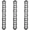 HAPPYSHOPPING Mini Chaine De Remplacement De Chaine En Acier Au Manganese De 4 Pouces Pour Scie A Chaine Electrique Accessoires De Scie A Chaine Electrique, Paquet De 3 - Paquet De 3 -TronçOnneuse Et Accessoire Sales 32993990 1