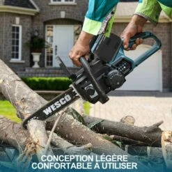 WESCO TOOLS Tronçonneuse Sans Fil 36V, 30cm, 2 X 18V Batteries Et Chargeur, Vitesse De La Chaîne 6 M/s, WESCO WS8303 -TronçOnneuse Et Accessoire Sales 34178911 3