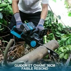 WESCO TOOLS Tronçonneuse Sans Fil 36V, 30cm, 2 X 18V Batteries Et Chargeur, Vitesse De La Chaîne 6 M/s, WESCO WS8303 -TronçOnneuse Et Accessoire Sales 34178911 5