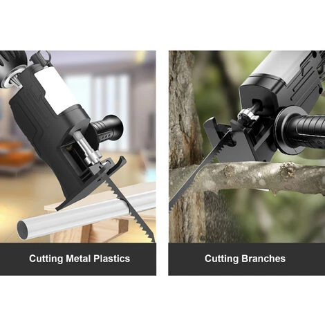 HAPPYSHOPPING Adaptateur Perceuse Electrique A Scie Alternative, Petite Scie Electrique Domestique, Adaptateur + 9 Lames De Scie - Adaptateur + 9 Lames De Scie 4 HAPPYSHOPPING Adaptateur Perceuse Electrique A Scie Alternative, Petite Scie Electrique Domestique, Adaptateur + 9 Lames De Scie - Adaptateur + 9 Lames De Scie – Image 2