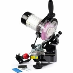 JARDIAFFAIRES Affuteuse électrique De Chaine Professionnelle 230 Watts 2 Meules