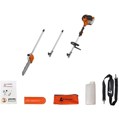 GT GARDEN Élagueuse Thermique Sur Perche, 52 Cm3, 3 CV, Longueur 3.15 Mètres 7 GT GARDEN Élagueuse Thermique Sur Perche, 52 Cm3, 3 CV, Longueur 3.15 Mètres – Image 5